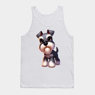 Cute Miniature schnauzer Tank Top